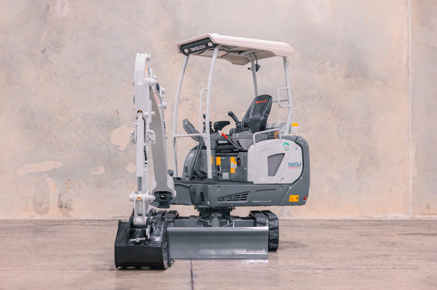 TAKEUCHI TB20e BATTERY-POWERED EXCAVATOR NOW AVAILABLE FROM DEALERS WORLDWIDE
